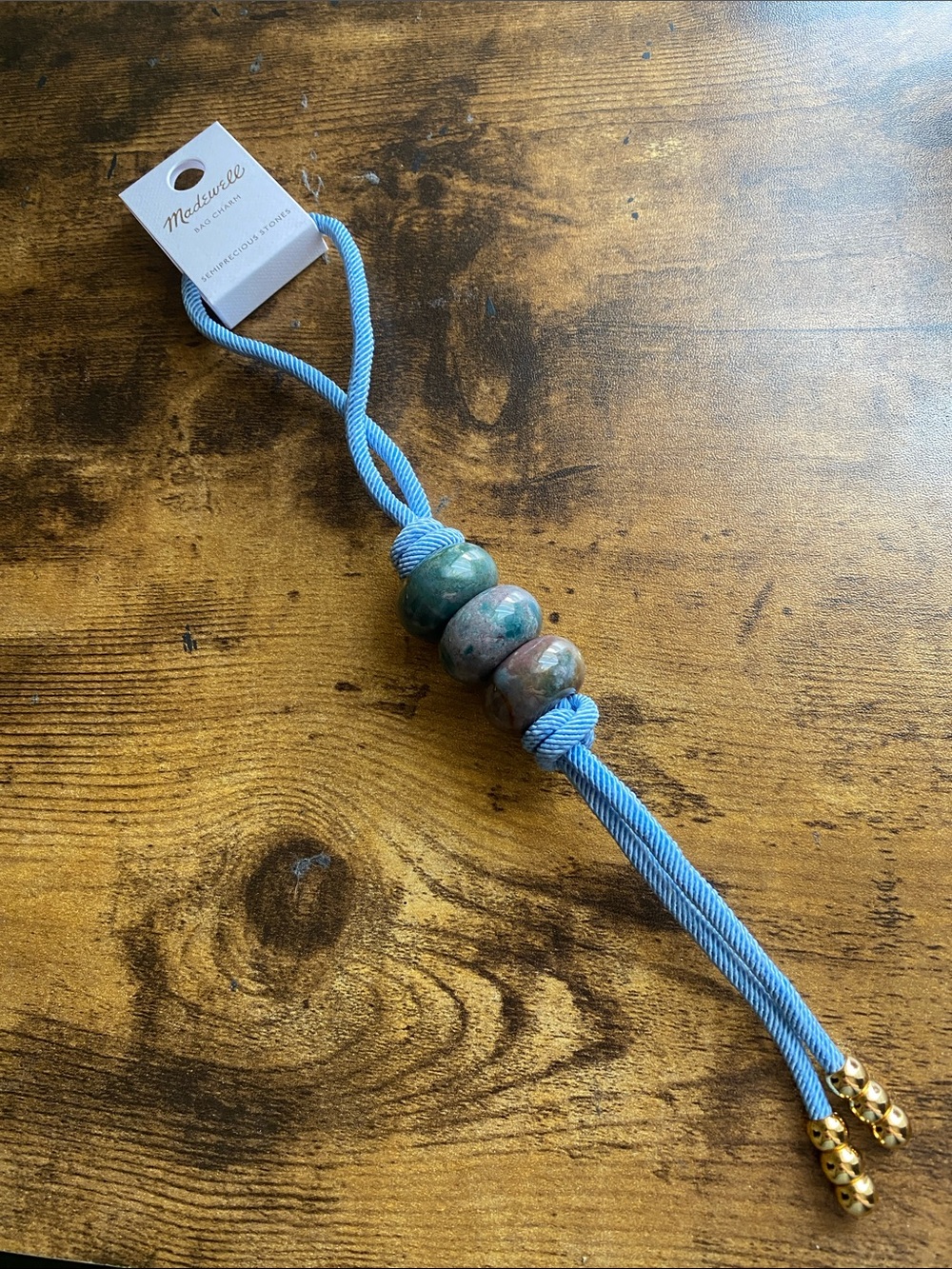 NWT MADEWELL Stone Bag Charm - Picture 4 of 8